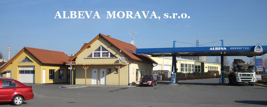 Spolenost ALBEVA Morava, s.r.o.,erpací stanice, pohonné hmoty